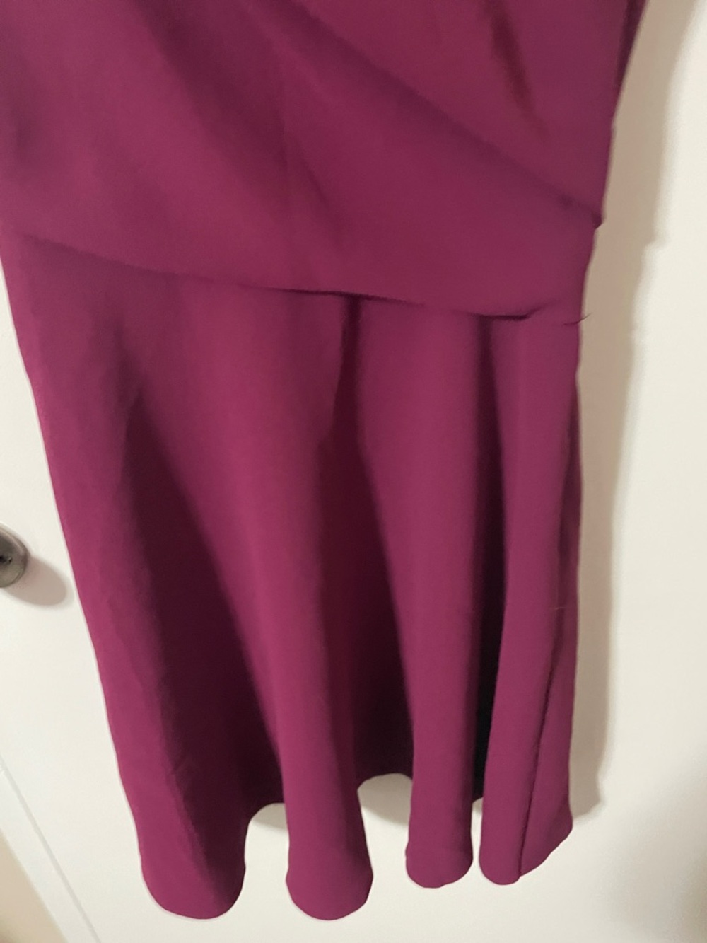 Reiss Marianne Wrap Front Dress in Berry Colour Size 0 - Picture 5 of 13